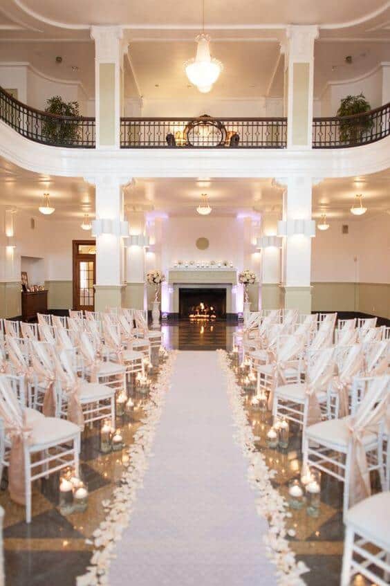 Searching for the best indoor wedding venues to get inspires for your own wedding? Well, look no further! See all the possibilities at wedwithbliss.com