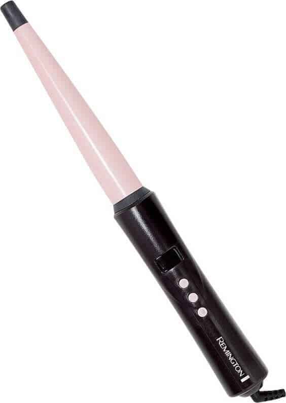 20 clever bridal shower gift ideas to be innovative 20 Sleek blush-pink curling wand with a conical ceramic barrel, angled on a bright white background, perfect for bridal hairstyles.