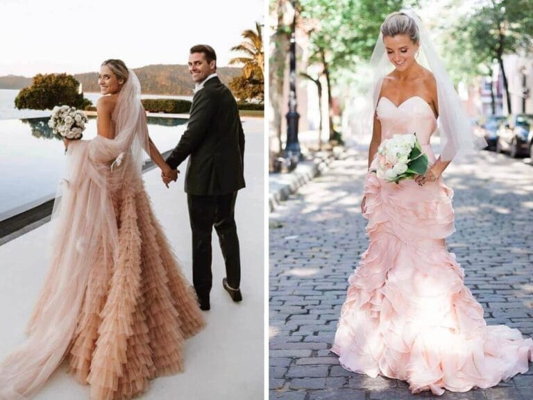 25 pink wedding dresses ideas that will make you stand out on your special day 48 25 pink wedding dresses ideas that will make you stand out on your special day