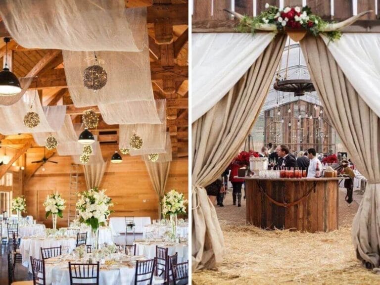 Rustic Burlap Wedding Decorations